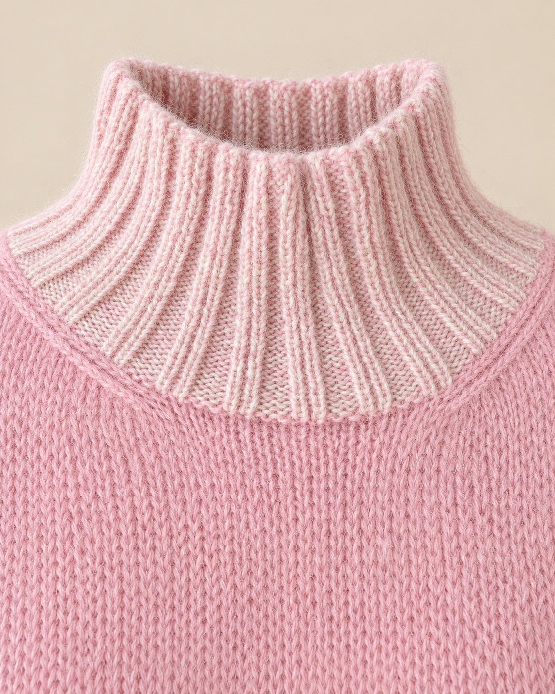 ELYSEE hipster alpaca trui met hoge hals