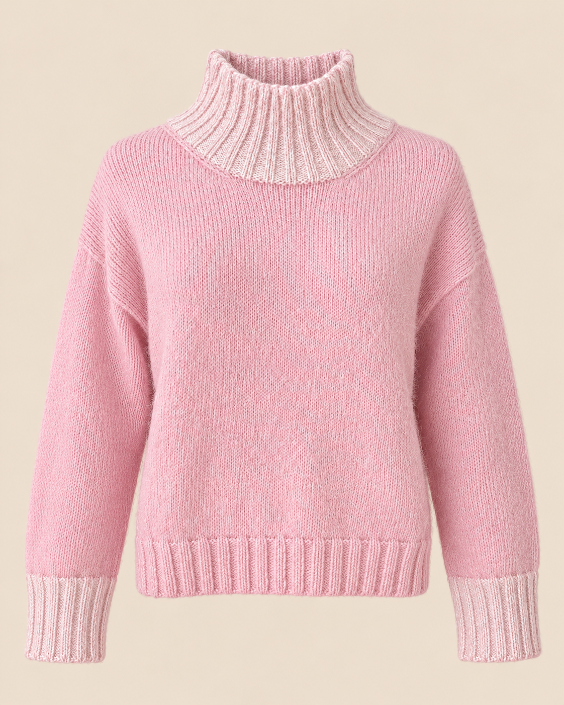 ELYSEE hipster alpaca trui met hoge hals