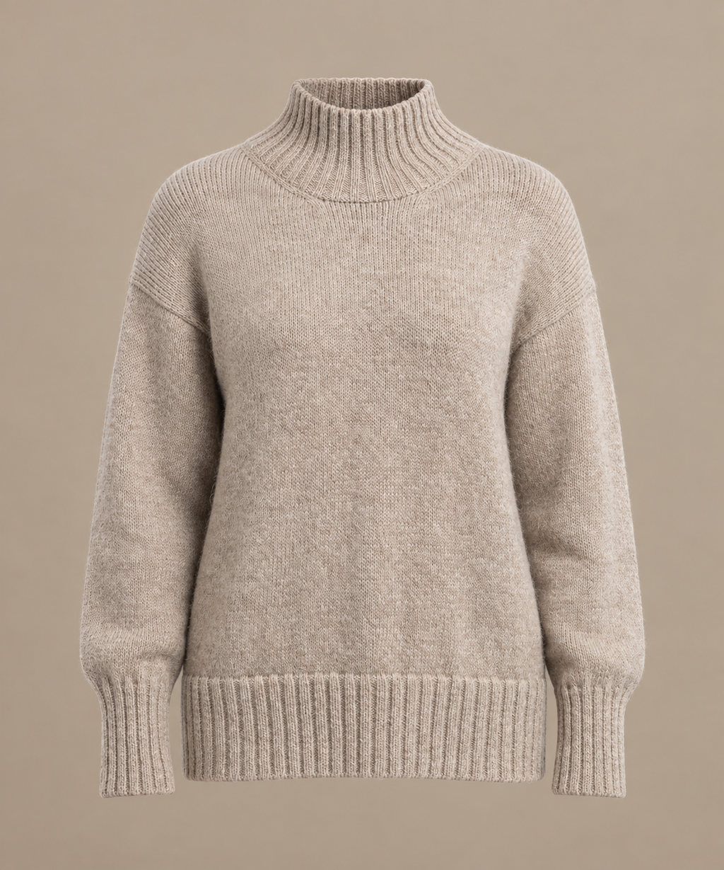 DOROTHEE high neck alpaca sweater