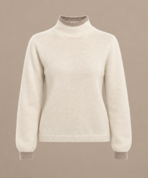 Dune High Neck alpaca Sweater