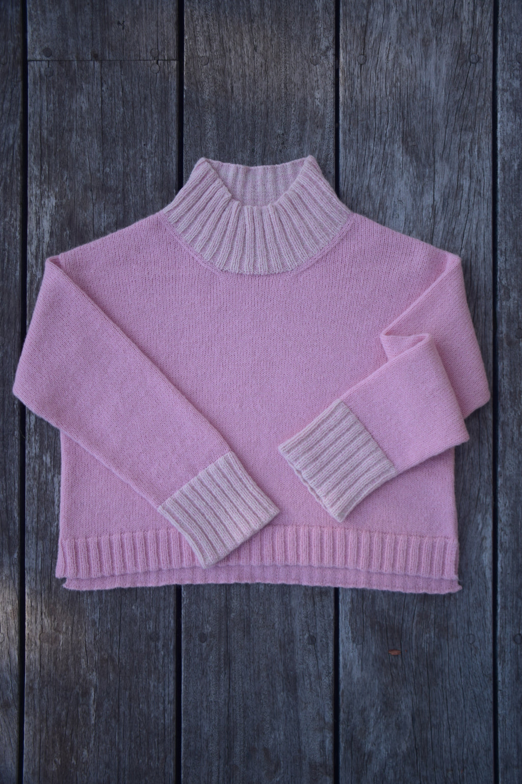 ELYSEE hipster alpaca high neck sweater