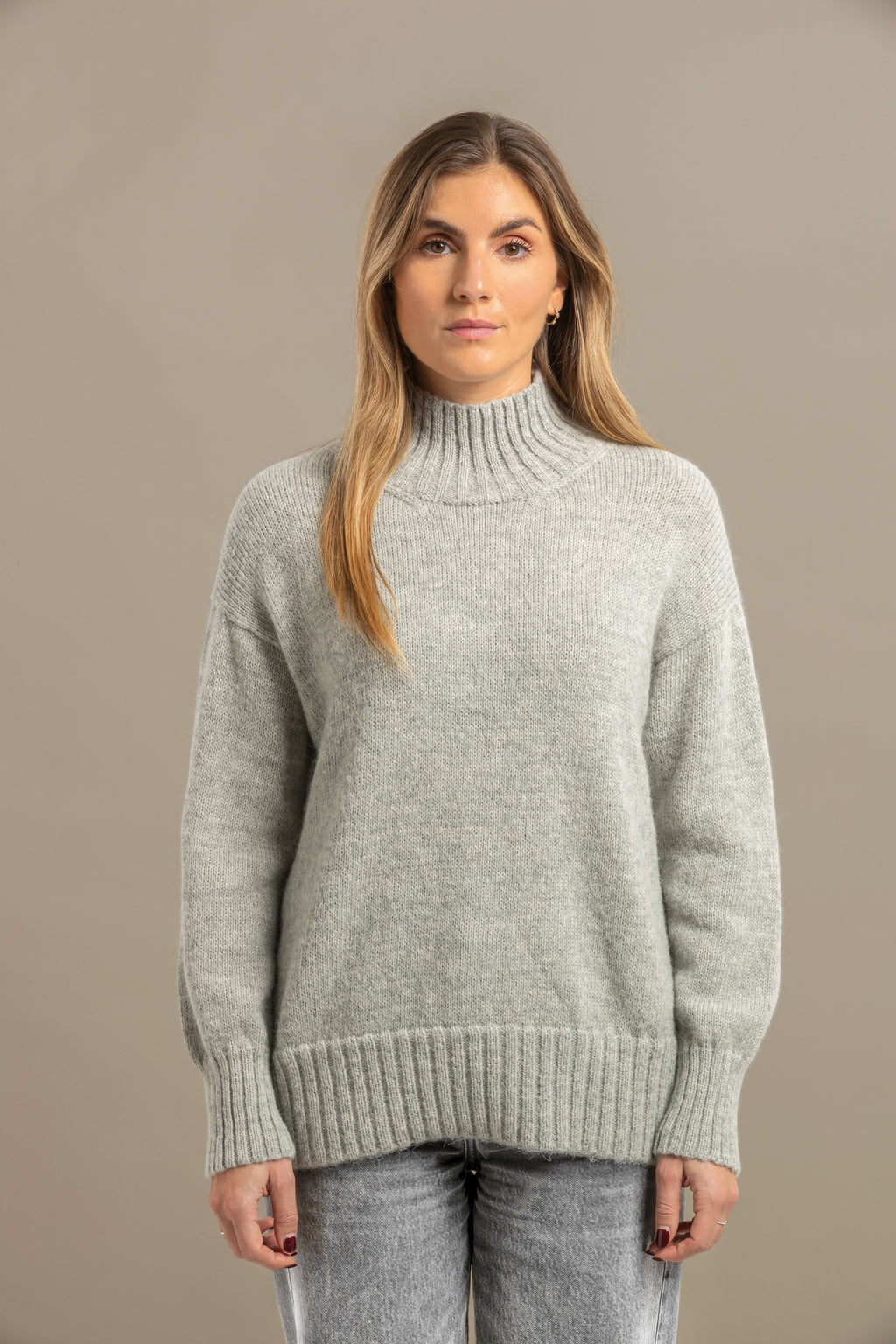 DOROTHEE high neck alpaca sweater