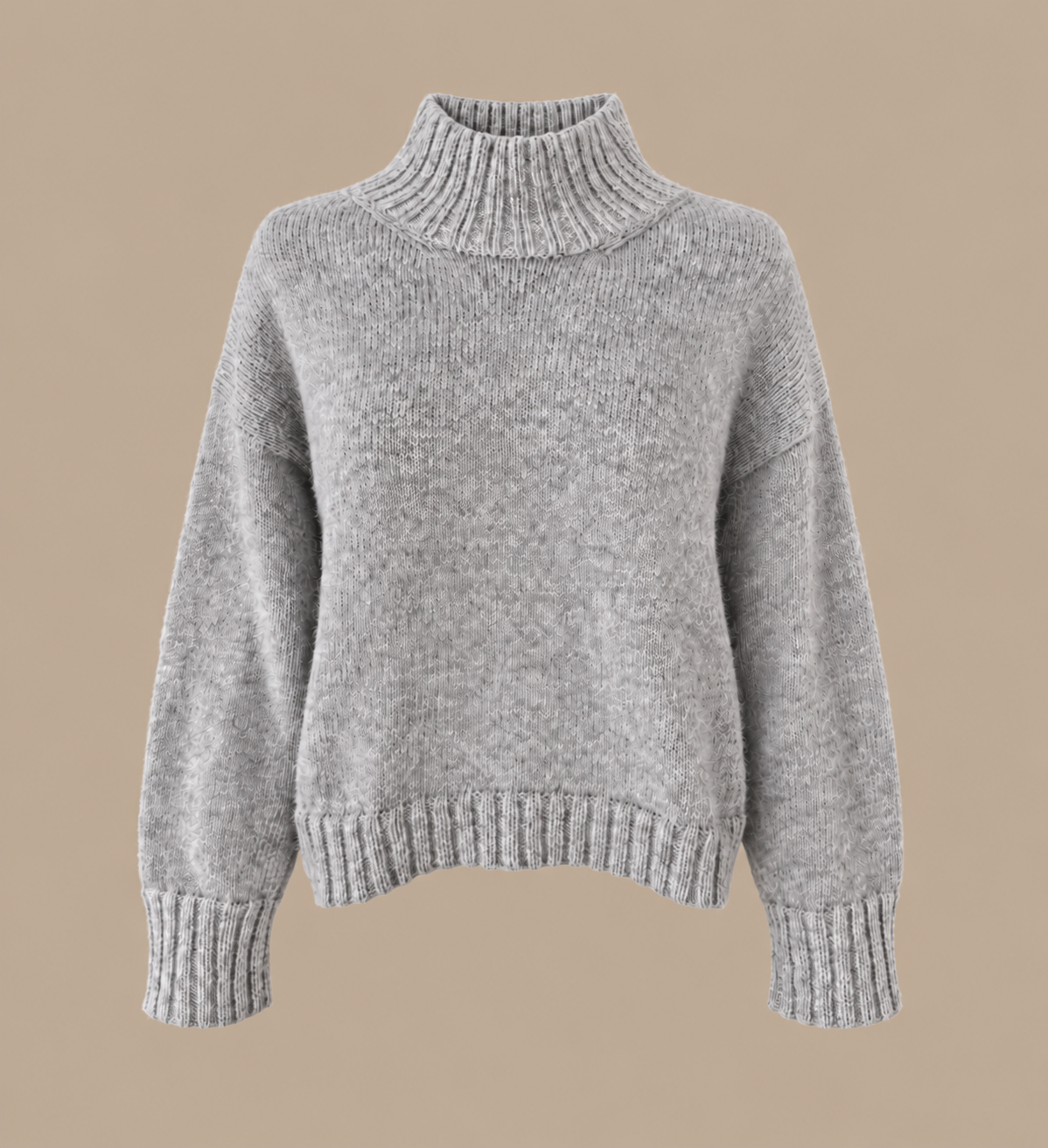 ELYSEE hipster alpaca trui met hoge hals