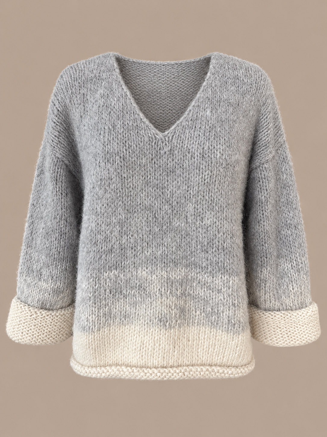 Eloïse dégradé alpaca v-trui
